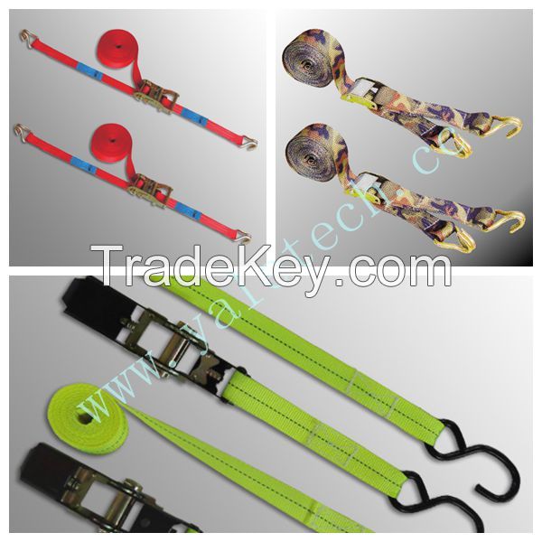 cargo lashing strap belt, tie down tracks, winch strap with CE and GS certification