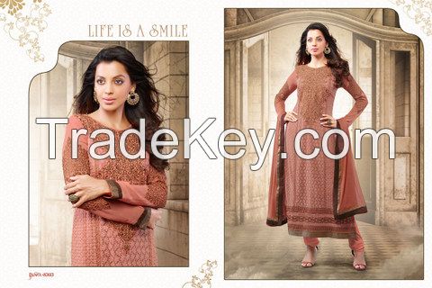 Latest designer karachi work salwar kameez collection in wholesale