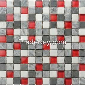 glass stone blend mosaic tiles kitchen mosaic wall tile bathroom mosaics