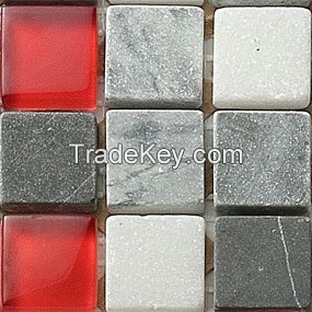 glass stone blend mosaic tiles kitchen mosaic wall tile bathroom mosaics