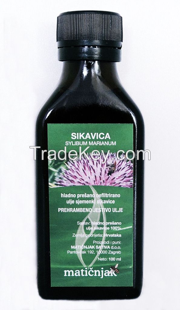 MILK THISTLE COLD PRESSED OIL (SYLIBUM MARIANUM)