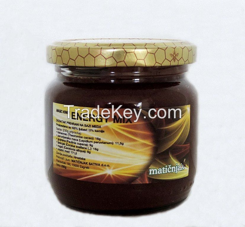 FOOD SUPPLEMENT BASED ON HONEY - ENERGY MIX