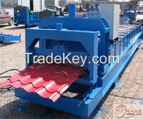 Color Steel Glazed Tile Roll Forming Machine