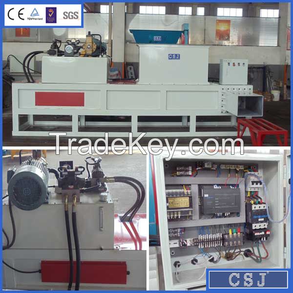 CE certificate horizontal dedicated bagging compactor for hay, rice hull, cotton seeds shell,sawdust