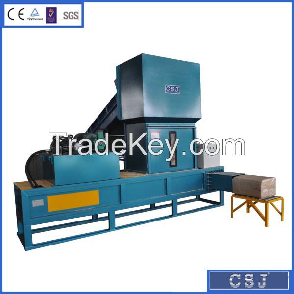 CE certificate horizontal dedicated bagging compactor for hay, rice hull, cotton seeds shell,sawdust