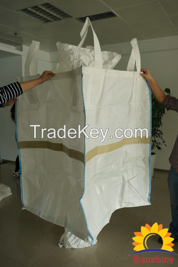 1 ton pp big bag for packing rice, wheat, corn, seed, peanuts, grain, beans,