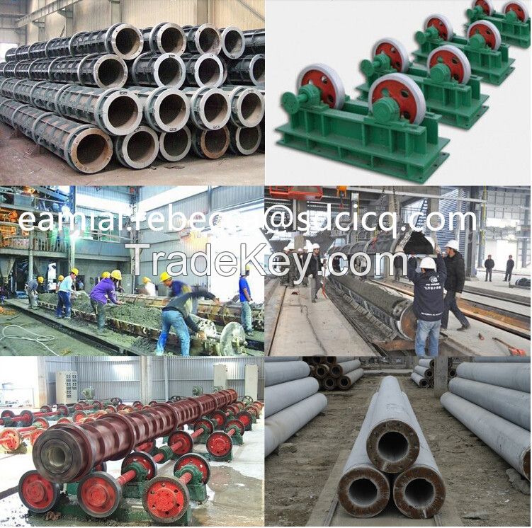 electrical pole making machinery 