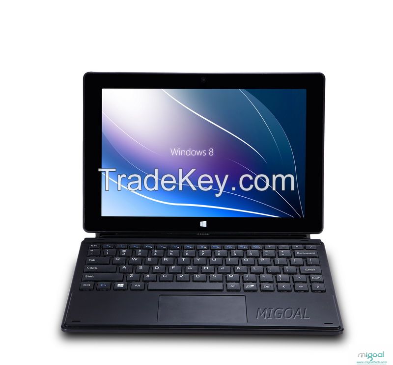 Wireless Keyboard For Windows 8 With Touchpad and leather case M20B