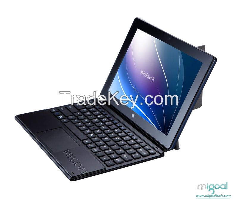 Wireless Keyboard For Windows 8 With Touchpad and leather case M20B