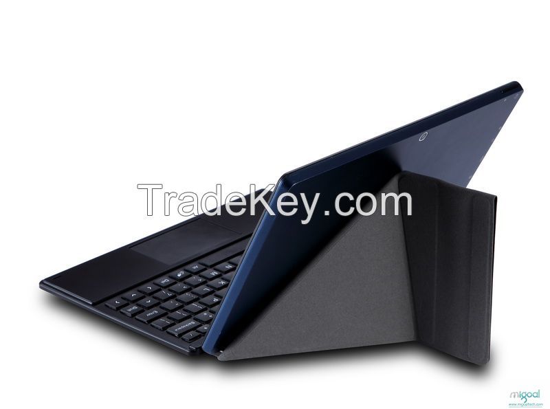 Wireless Keyboard For Windows 8 With Touchpad and leather case M20B