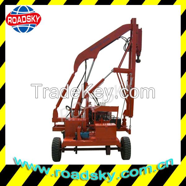 Highway Guardrail Hydraulic Pile Driver