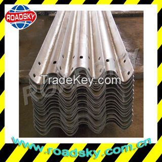 Hot Dip Galvanized Road Safety Metal W Beam Crash Barrier