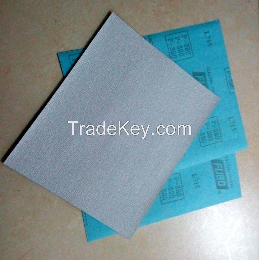  L715 type Sandpaper 180# 240# 320# made in tianjin , 3M Quality