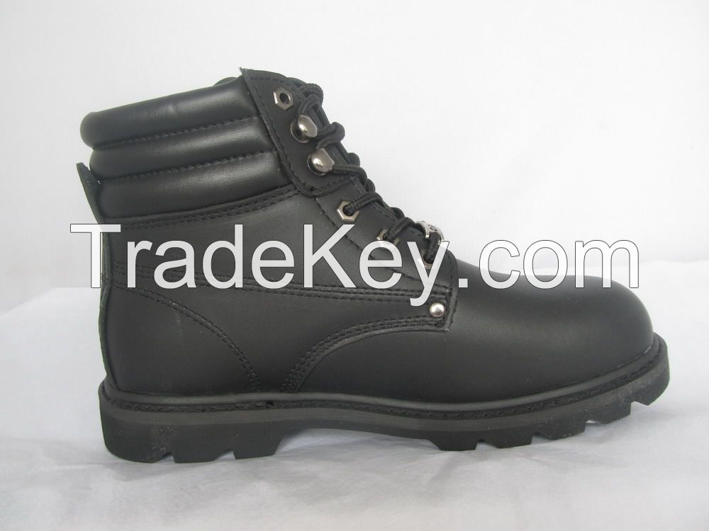 military boot with good quality rubber sole 