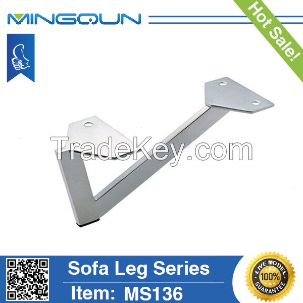 round stainless steel sofa leg