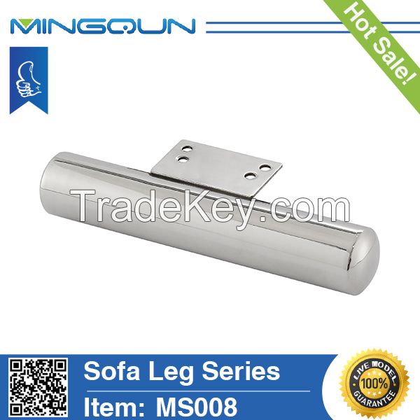 round stainless steel sofa leg