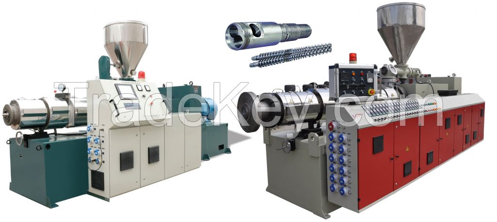 Plastic Extruder Machine Conical Twin Screw Extruder