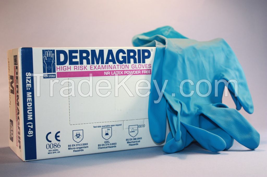 Top Best Quality Power Free Natural Latex Gloves / Nitrile Disposable Gloves Disposable Nitrile Gloves / Disposable PVC Gloves