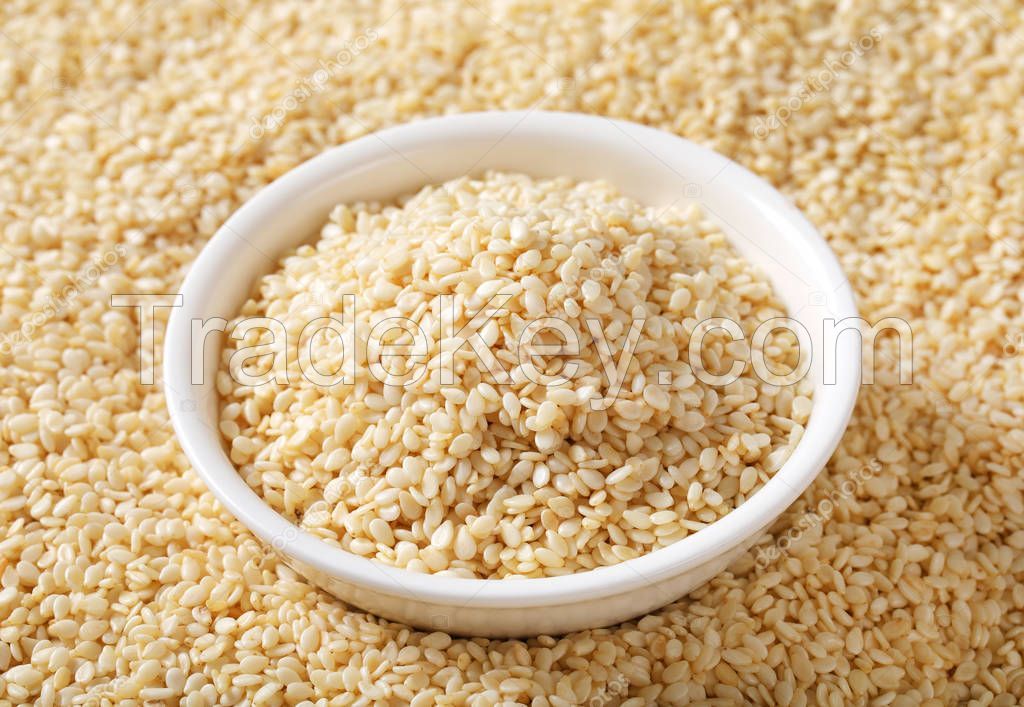 HEALTHY HULLED WHITE SESAME SEEDS AVAILABLE