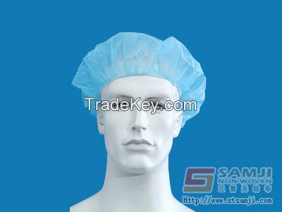  Bouffant cap-Blue