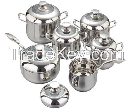 Stainless steel cookware set