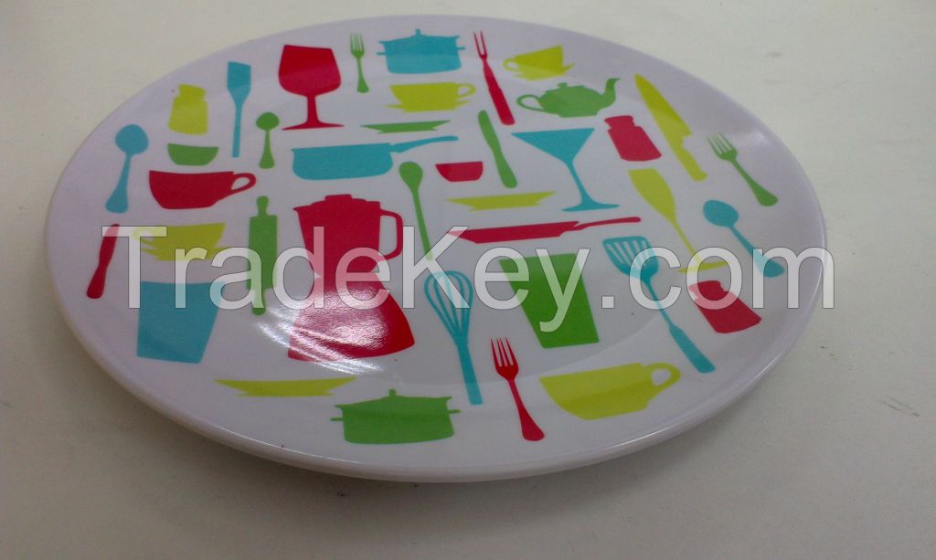 Melamine plate