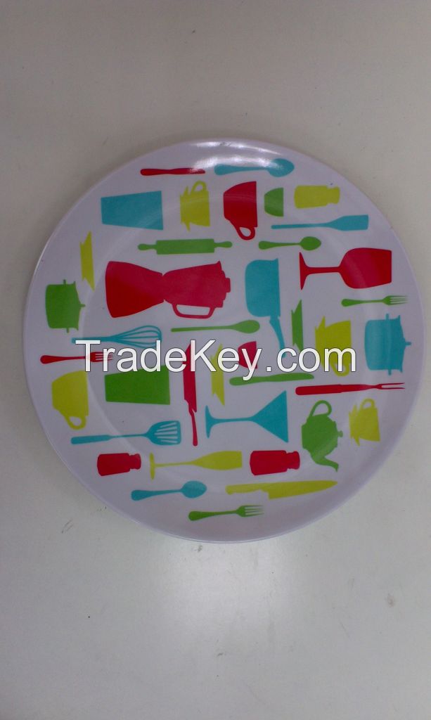 Melamine plate