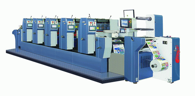 Flower system flexo press