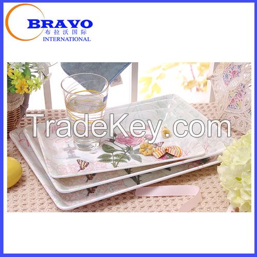 Melamine serving trays&amp;plates