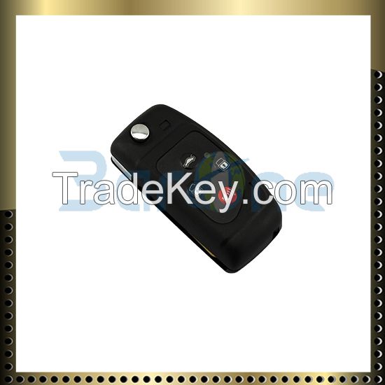 3 button car key shell in fan-shape for Toyota