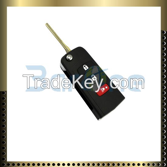 3 button car key shell for Nissan