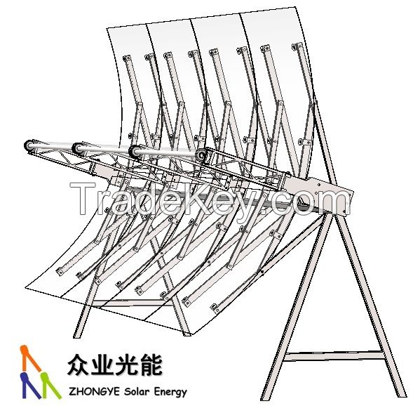 Parabolic trough solar collector