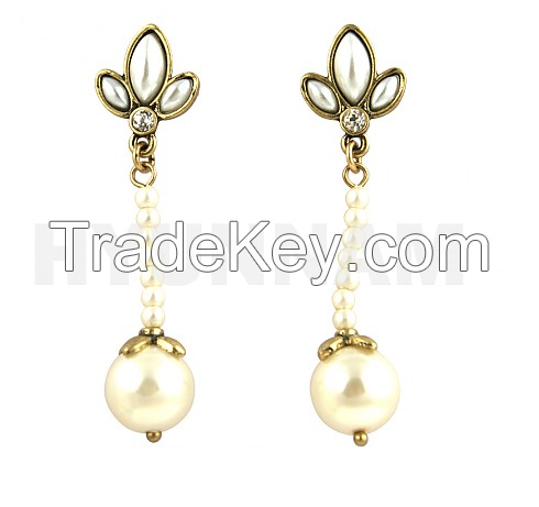 Antique Pearl Earrings