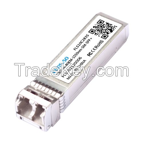 10Gbps-80KM-1550nm-SM-SFP+CDR optical transceiver