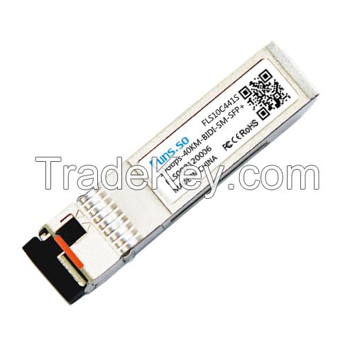 10Gbps-40KM-1270nm-BIDI-SM-SFP+ optical transceiver