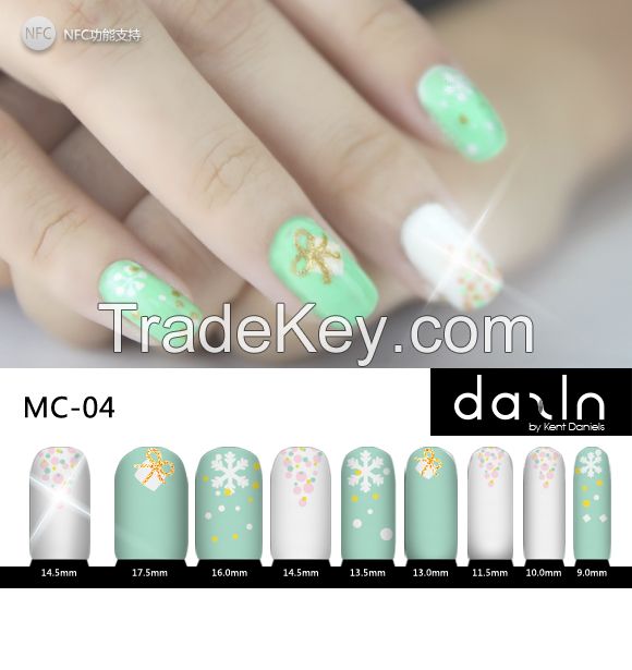 Dazln NFC Finger Nail Dazzling(LED) Stickers Set