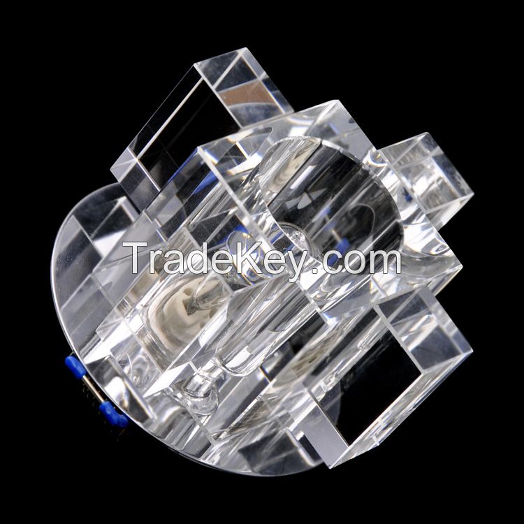 China Shenzhen cheap prices fancy crystal indoor ceiling led down lamp