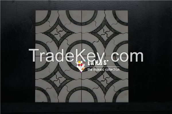 Water Jet Marble Premium Mosaic Tiles LSWJ001