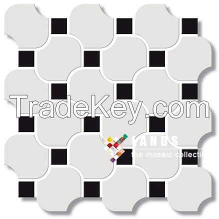 Porcelain Ceramic Mosaic Tiles LSCE Curve Series