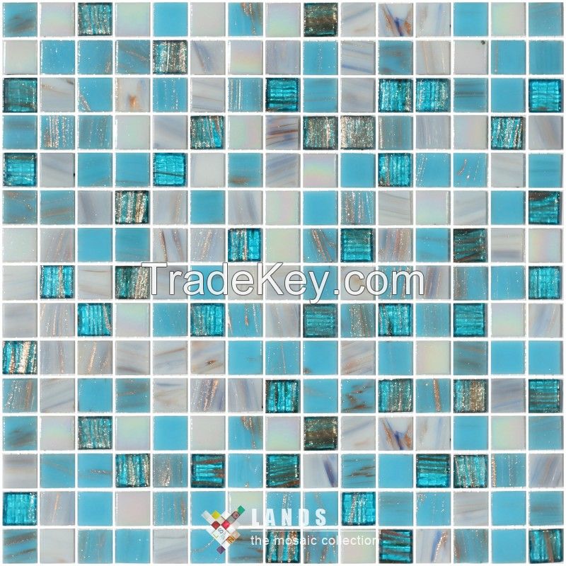 Color Variation Glass Mosaic Tiles LSGS Series 1