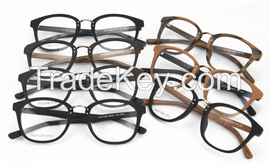 Brand New Faux Wood Acetate Antique Optical Frame TA251206