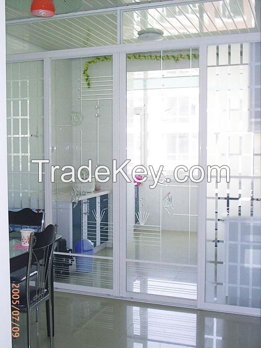 interior glass doors /Kitchen door/aluminum sliding door