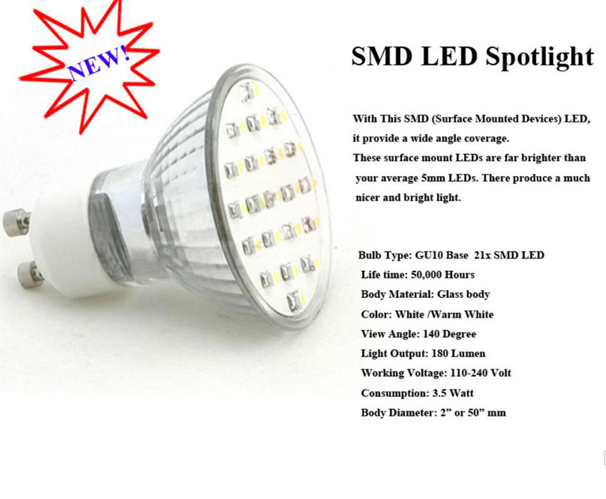 smd gu10 led bulb