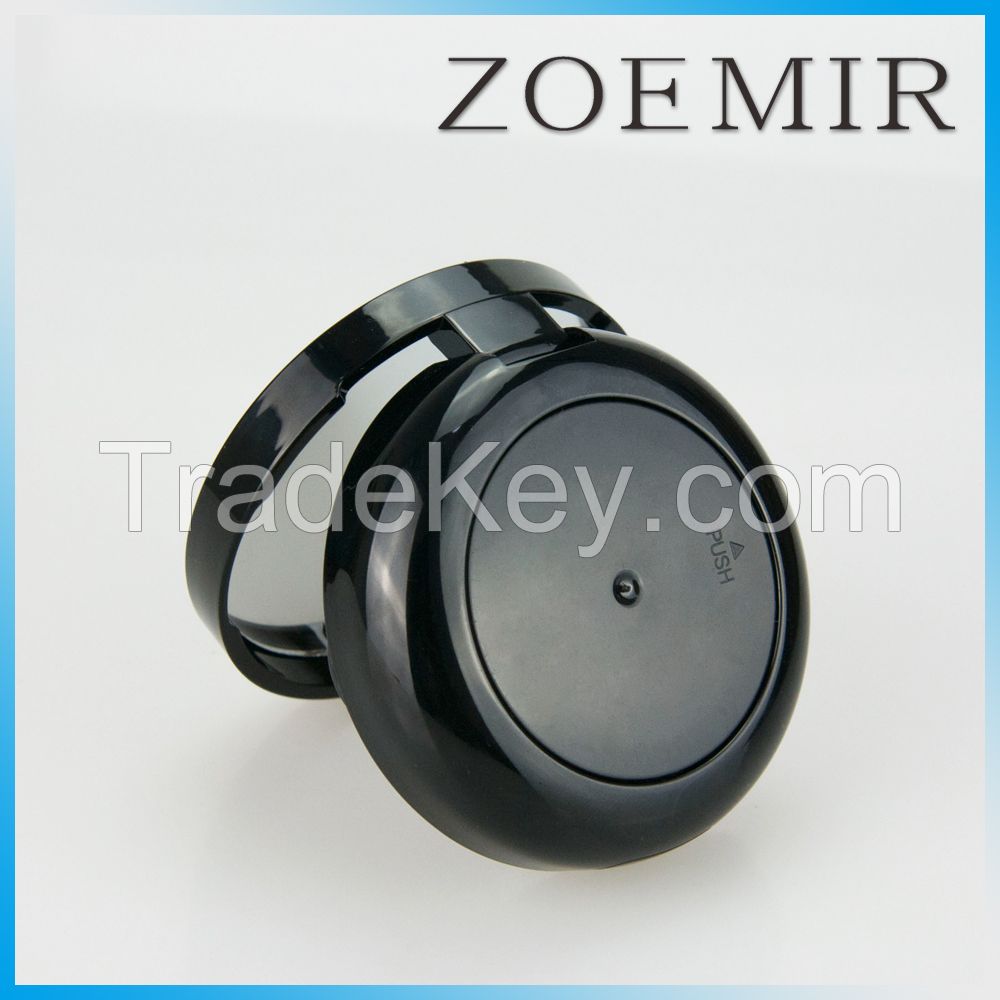 high-end quality makeup round bb cushion empty private label face compact pressed powder case