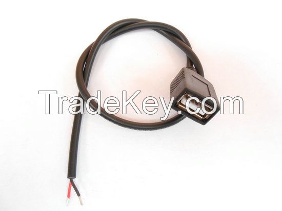 Usb power supply belt refires wire