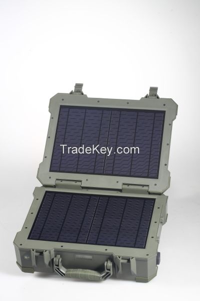 Solar power bank generator