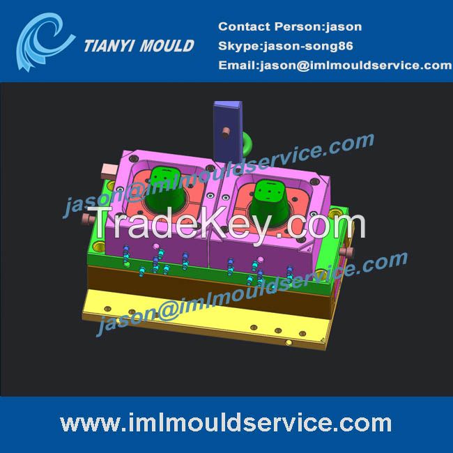 thin-walled plastics injection moldingï¼thin walls round container mold structure