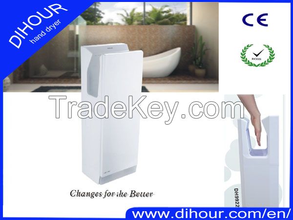 High Speed Automatic Jet Hand Dryer Less Energy ABS Plastic