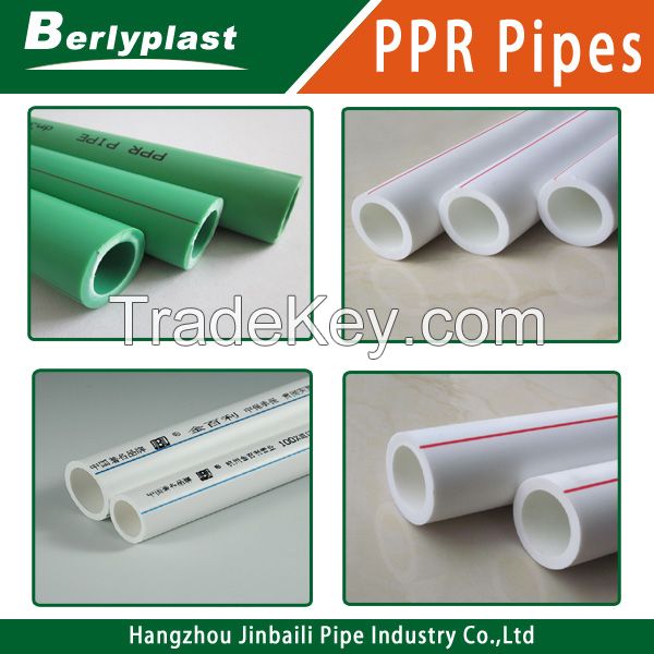 2014 China Supply Products Supply Pipe Sizes Plastic PPR Water Pipe Pr