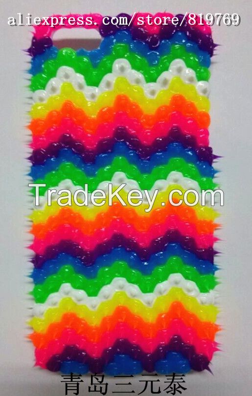 rainbow silicone spike Mobile Phone Housings iphonecover samsung cover